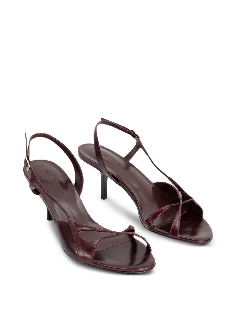BY FAR Sierra slingback sandals Rood
