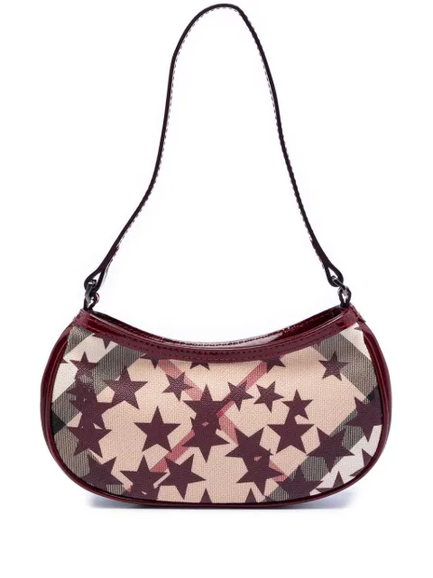 Burberry Pre-Owned 2000-2017 Mini Supernova Check Coated Canvas Stars Hobo shoulder bag