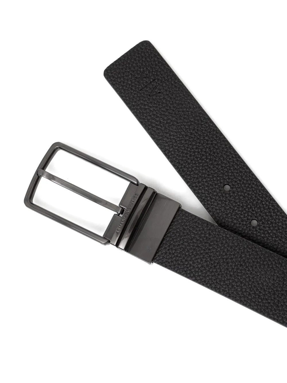 Armani Exchange Leren riem Zwart