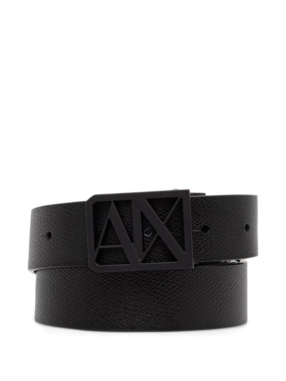 Armani Exchange Cintura con fibbia - Nero