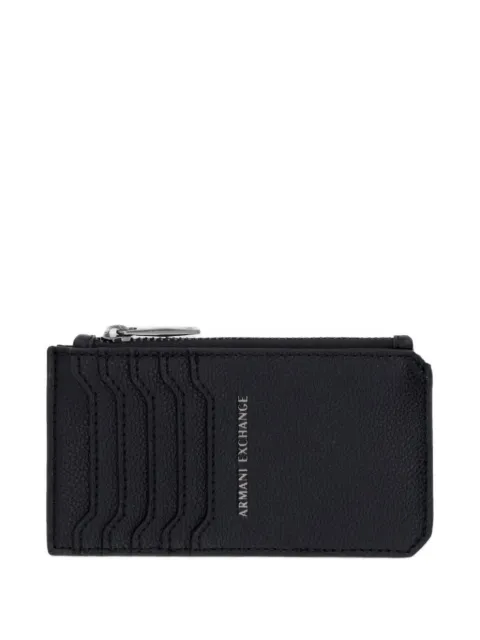Armani Exchange zip-fastening wallet