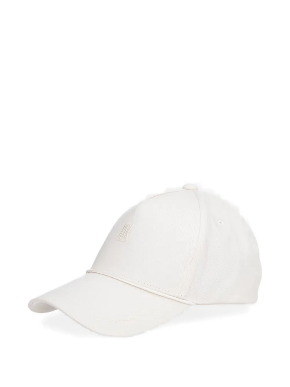 Armani Exchange logo-embroidered baseball cap - Bianco