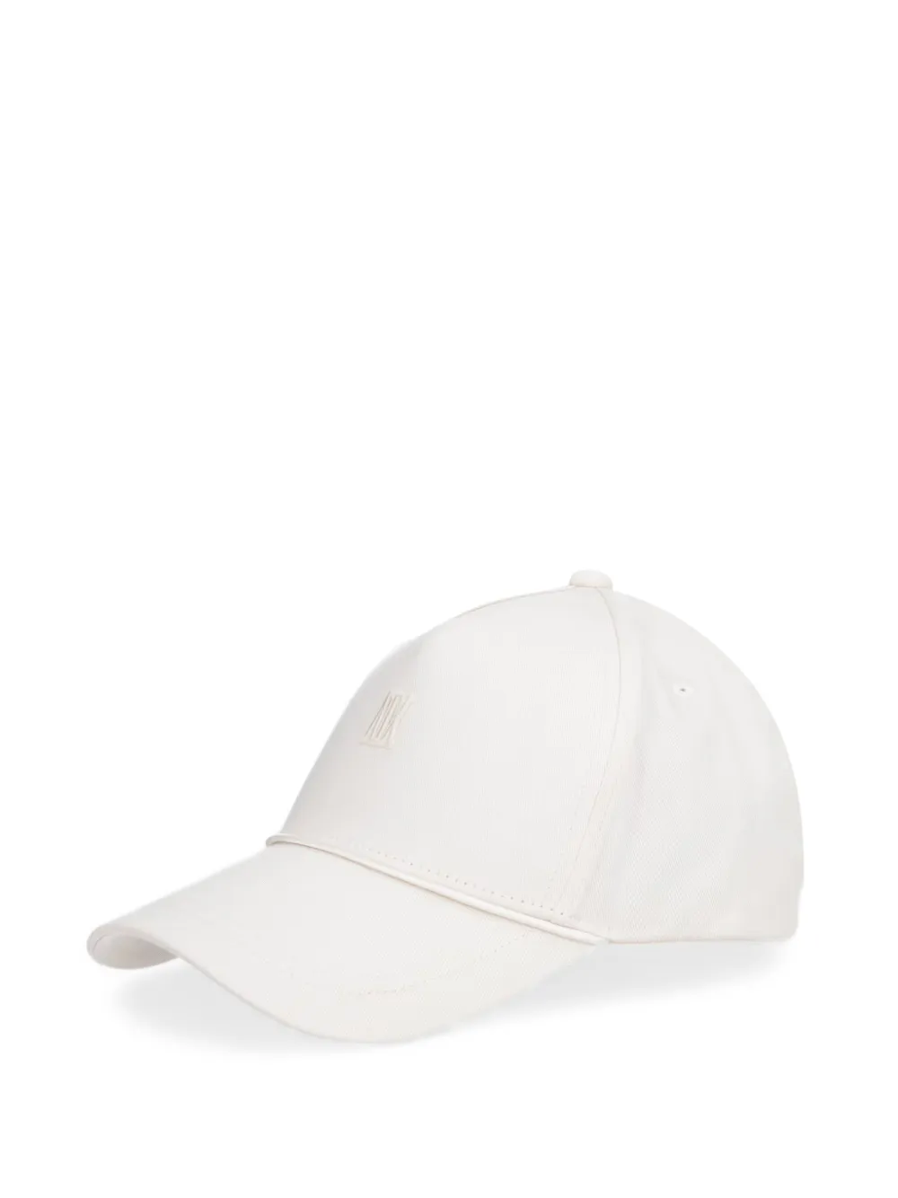 Armani Exchange logo-embroidered baseball cap - Bianco