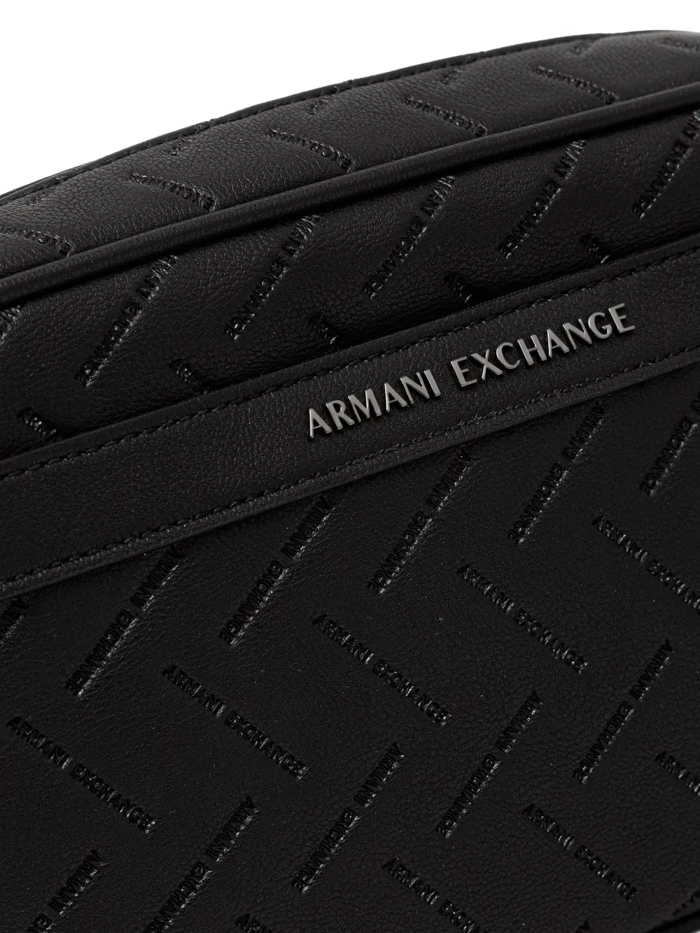 Armani Exchange Toilettas met logo Zwart