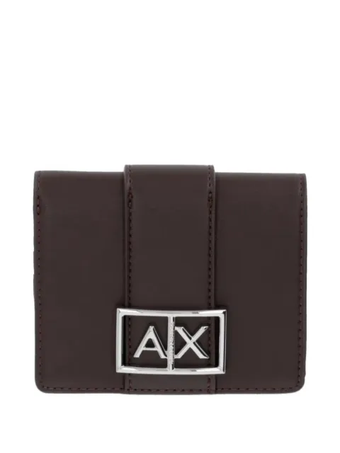 Armani Exchange logo-detail wallet