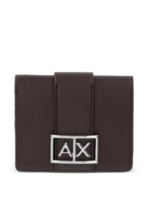 Armani Exchange logo-detail wallet