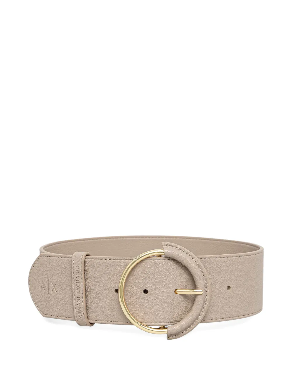 Armani Exchange logo-debossed belt - Toni neutri