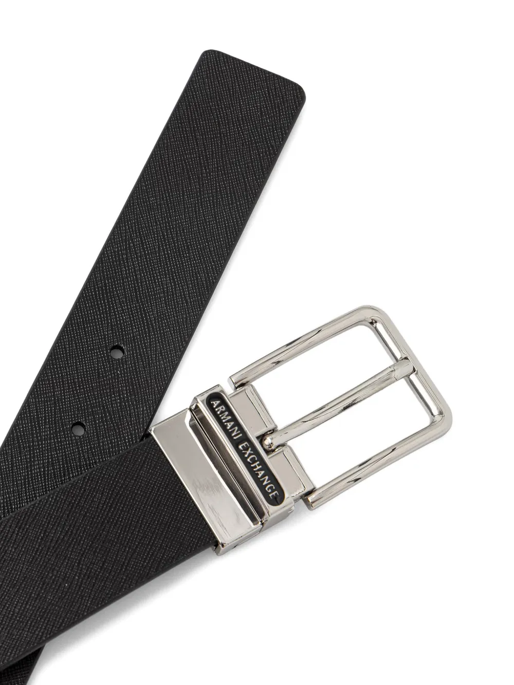 Armani Exchange Riem met logodetail Zwart