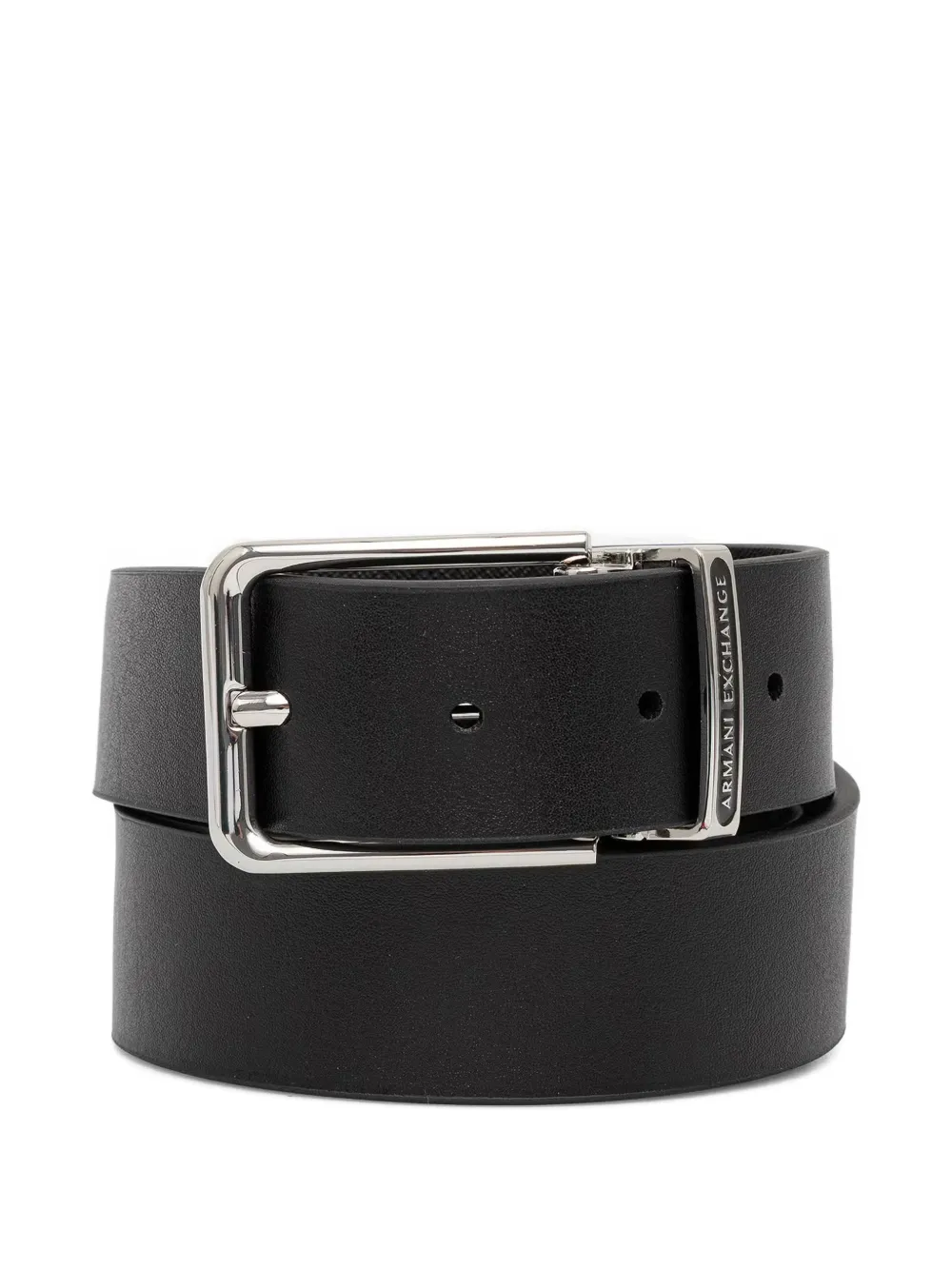 Armani Exchange logo-detail belt - Nero