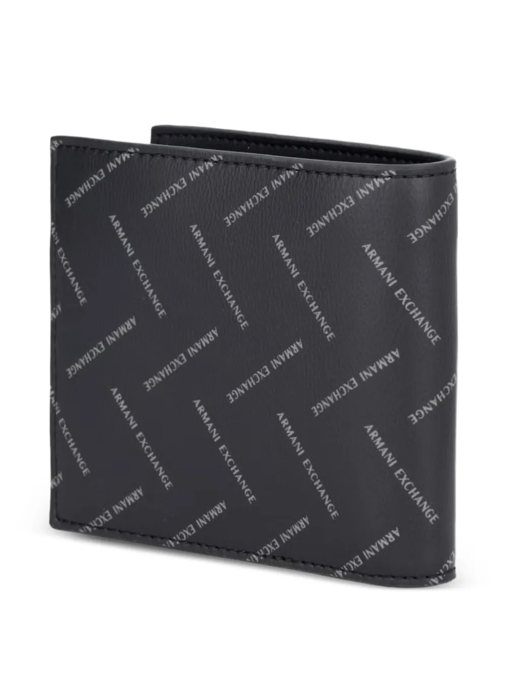  Armani Exchange Cartera Con Logo Estampado - Negro 