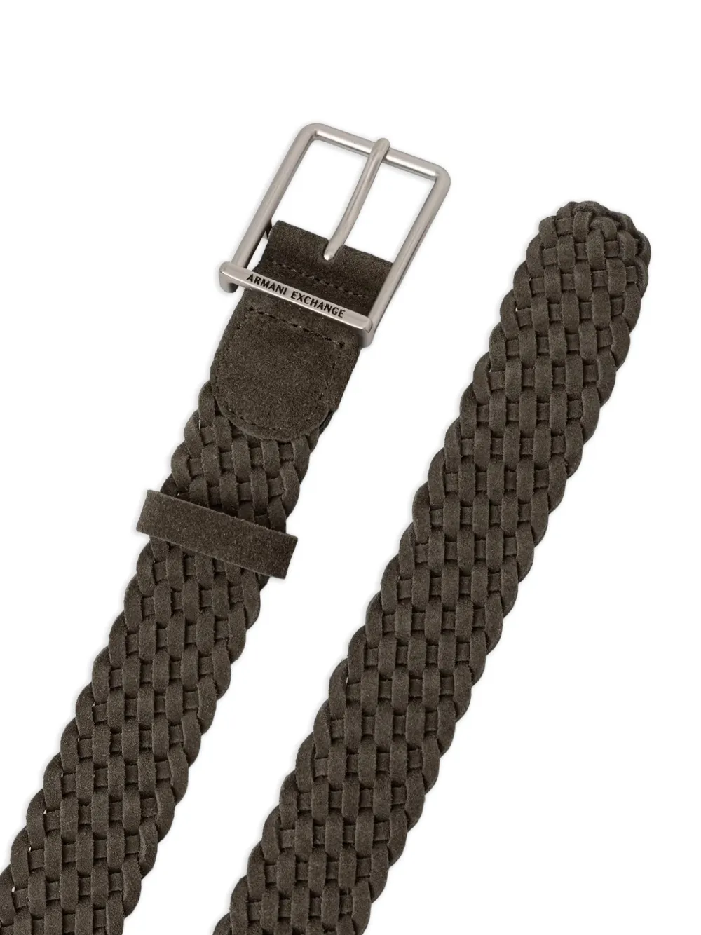 Armani Exchange Suède riem Groen