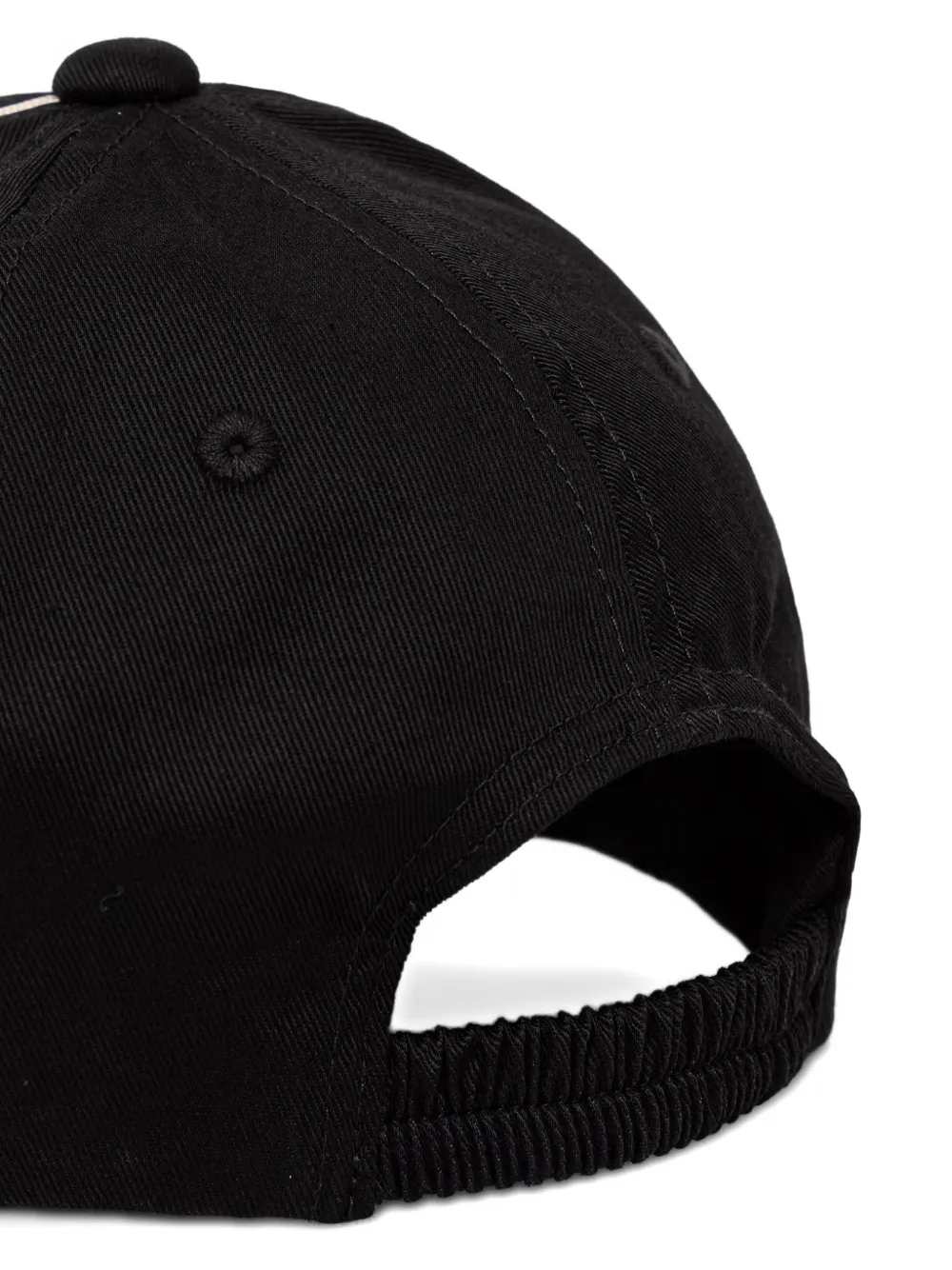 Armani Exchange Honkbalpet met logo Zwart