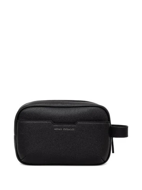Armani Exchange side-handle wash bag