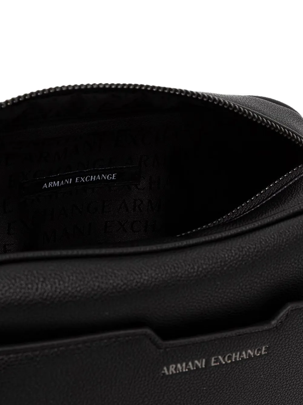 Armani Exchange Toilettas met handgreep Zwart