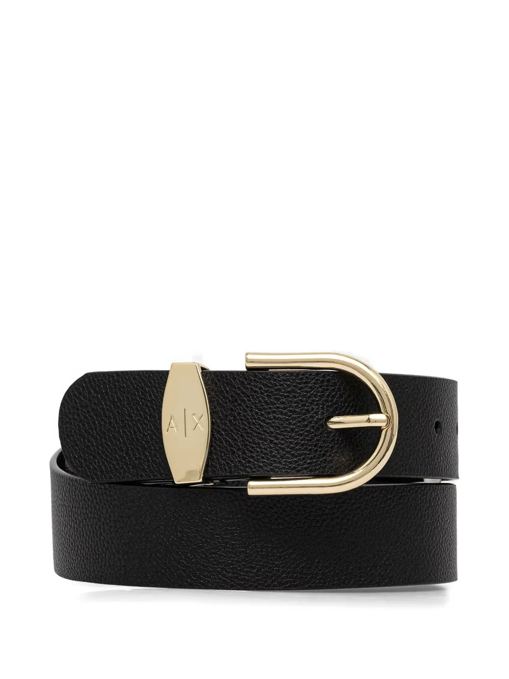 Armani Exchange logo-detail belt - Nero
