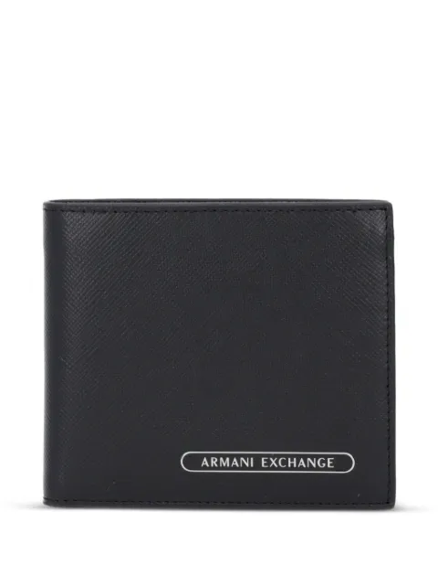 Armani Exchange cartera con letras del logo