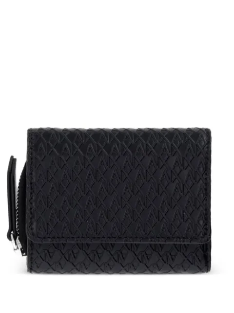 Armani Exchange logo-debossed wallet
