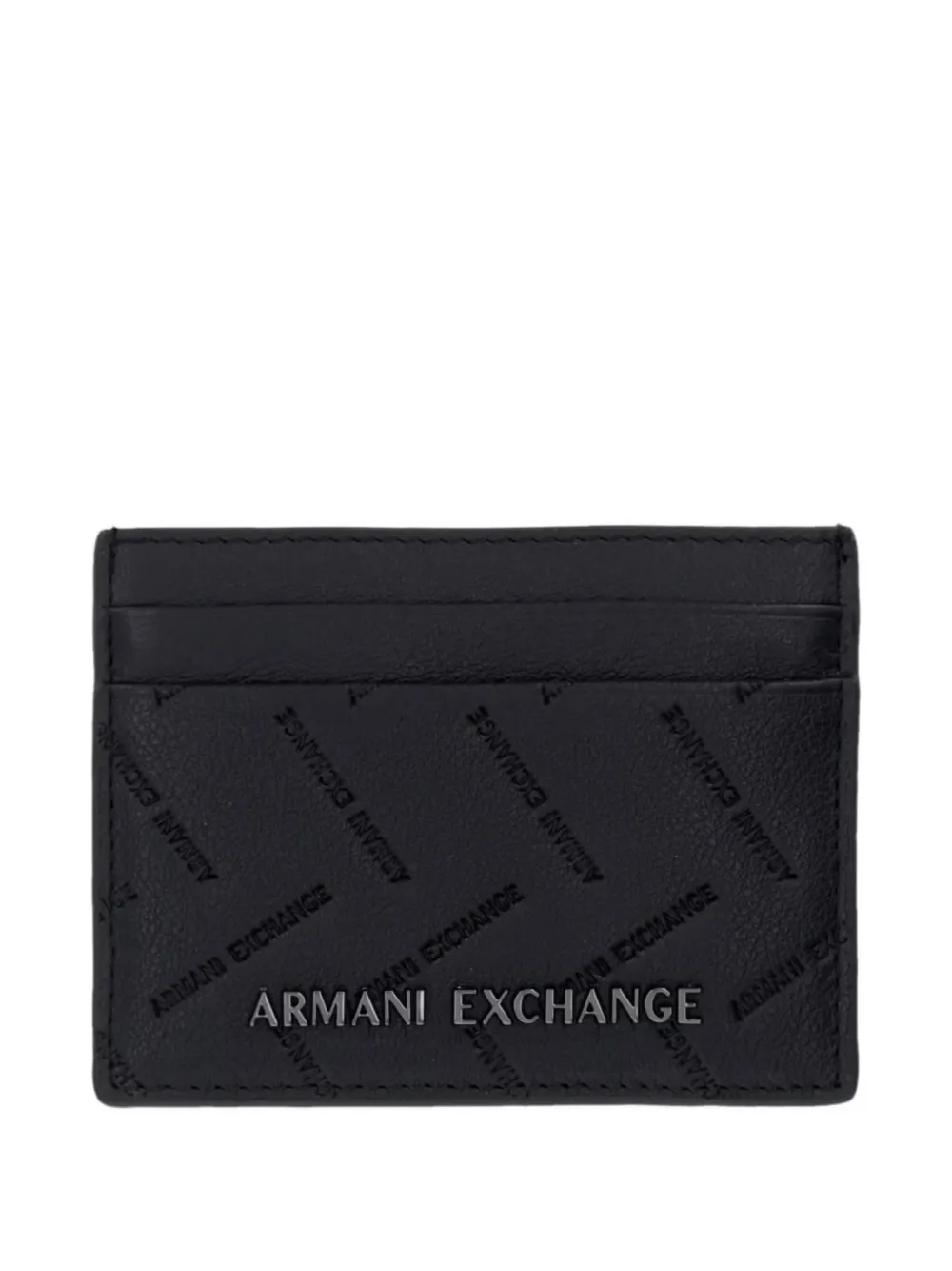 Armani Exchange logo-debossed wallet - Nero