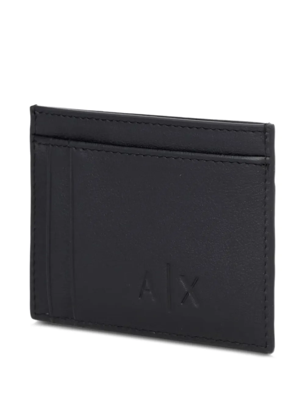 Armani Exchange Portemonnee met logo-reliëf Zwart