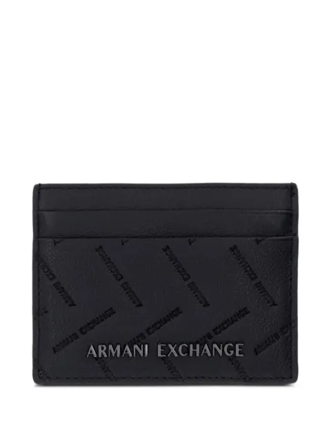 Armani Exchange logo-debossed wallet