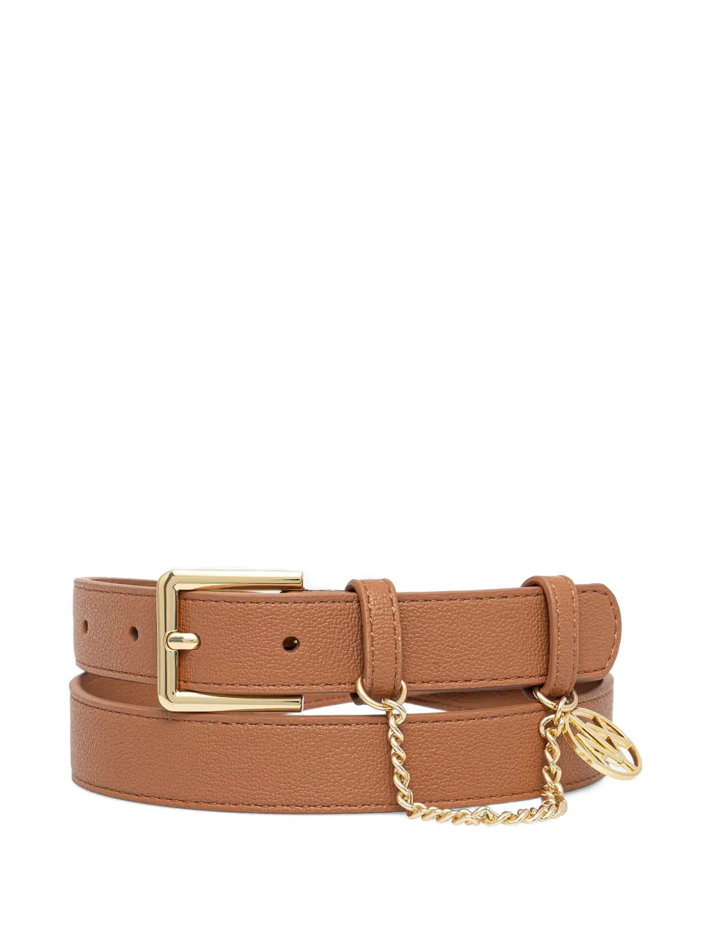 Armani Exchange chain-detail belt - Marrone