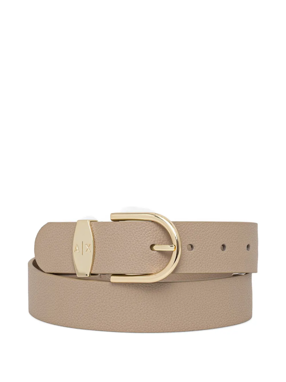Armani Exchange logo-detail belt - Marrone