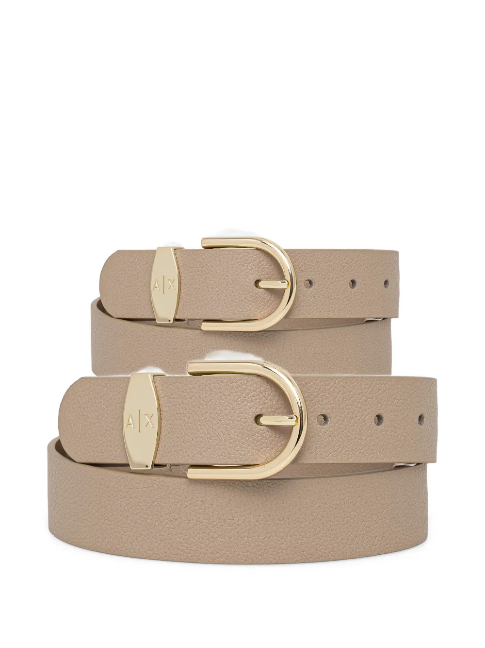 Armani Exchange logo-detail belt - Marrone