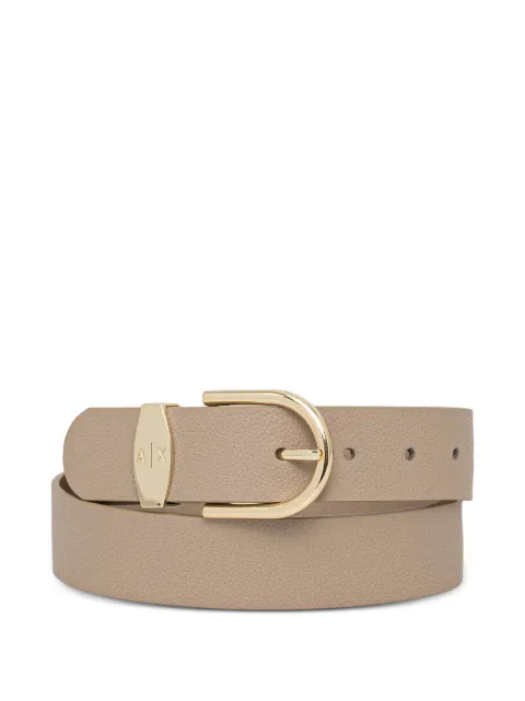 Armani Exchange cinturón con detalle del logo
