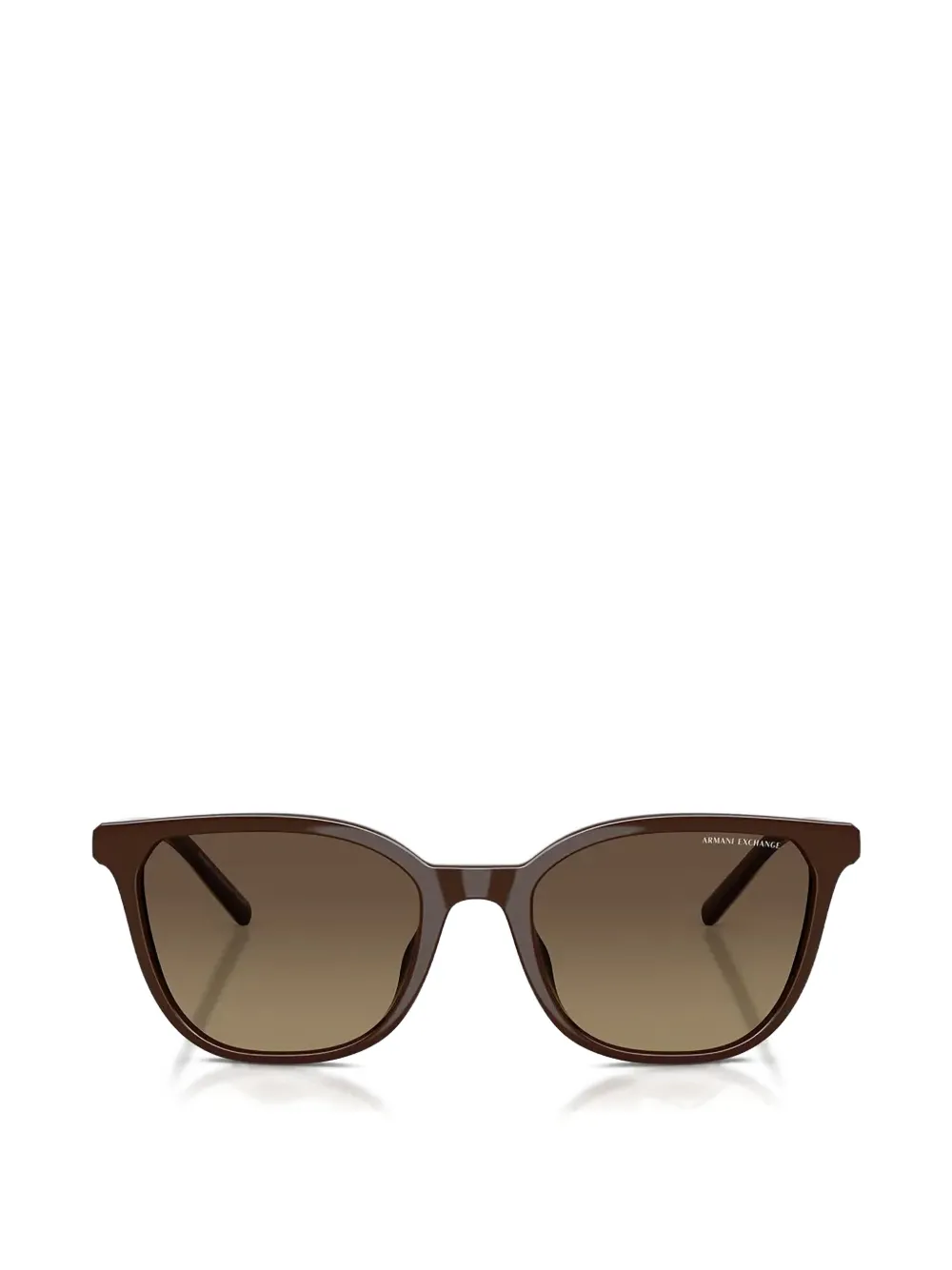Armani Exchange logo-detail sunglasses - Braun