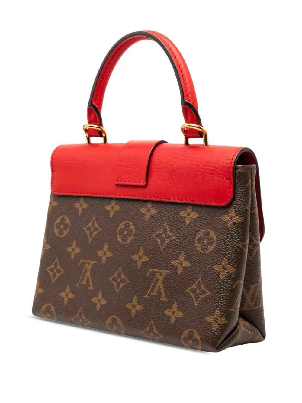 Louis Vuitton Pre-owned 2019 Monogram Locky BB Satchel in Brown, view 3