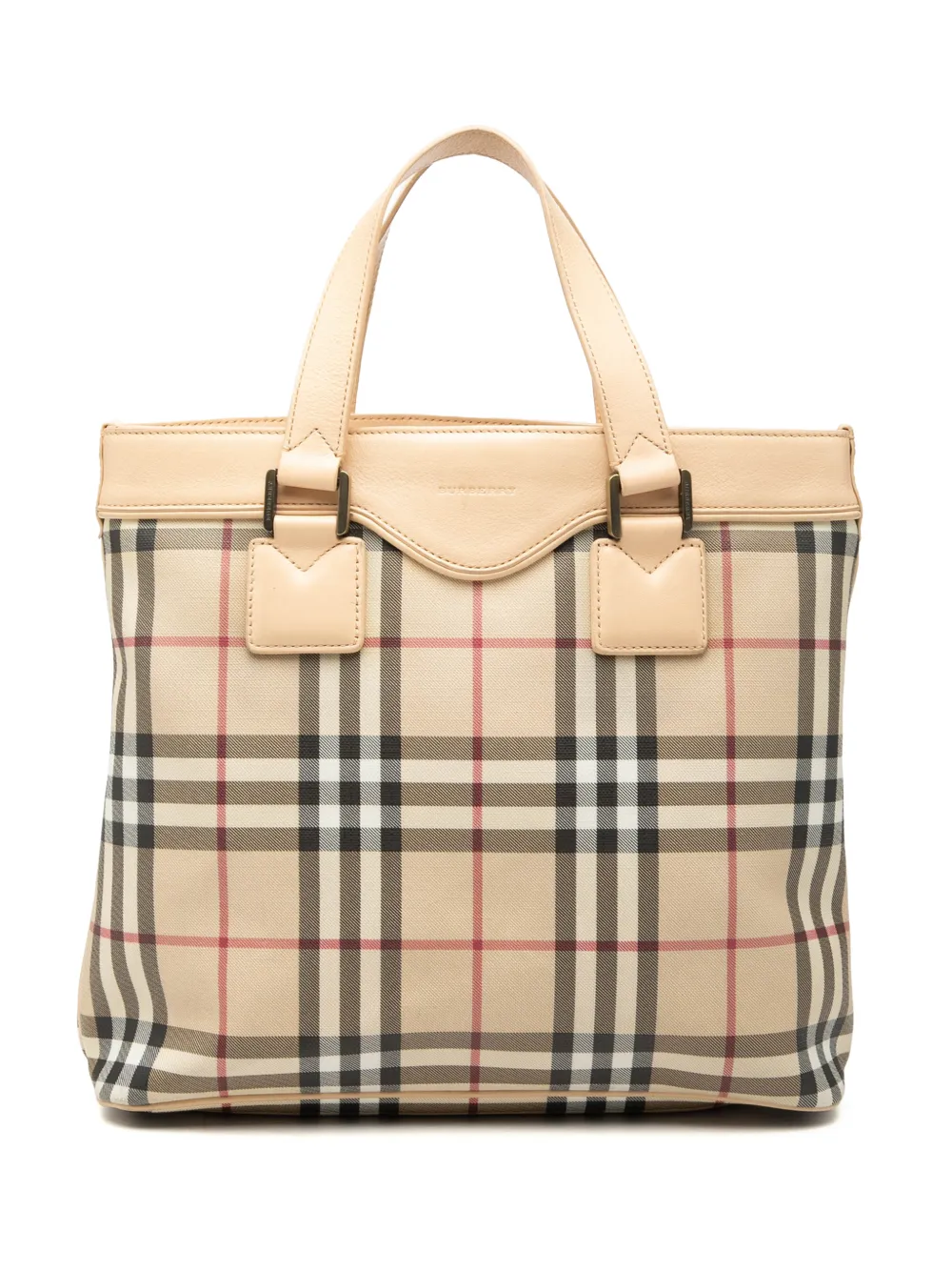Burberry Pre-Owned 2000-2017 House Check Canvas handbag - Neutrals