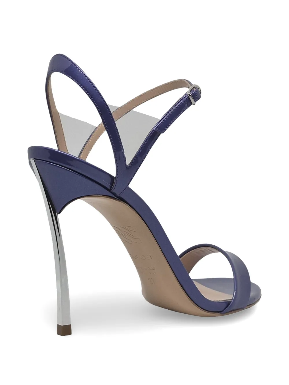 Casadei Blade V-Celebrity transparent-panel sandals Paars