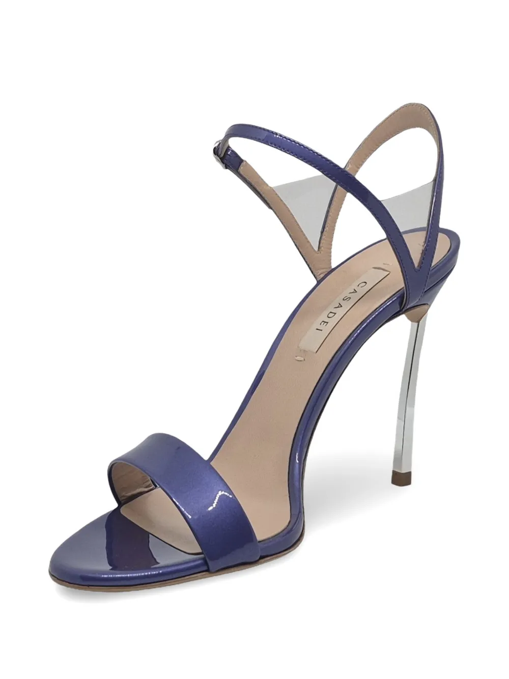 Casadei Blade V-Celebrity transparent-panel sandals Paars