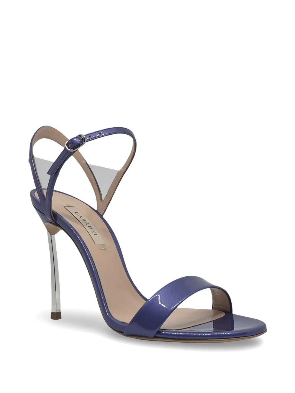 Casadei Blade V-Celebrity transparent-panel sandals Paars