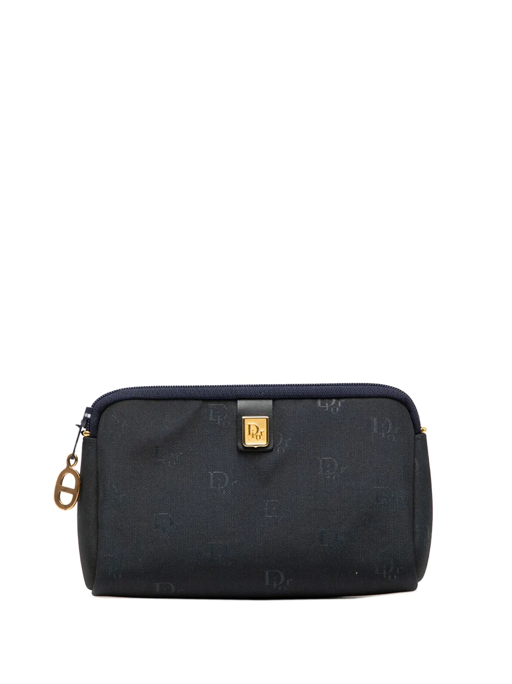 Christian Dior Pre-Owned Pouch in tela con logo XX secolo - Blu