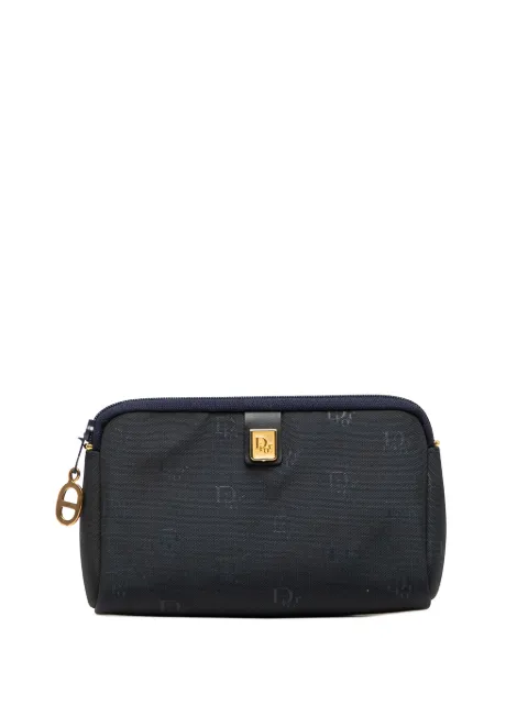 Christian Dior Pre-Owned bolsa de mano de lona copn logo del siglo XX