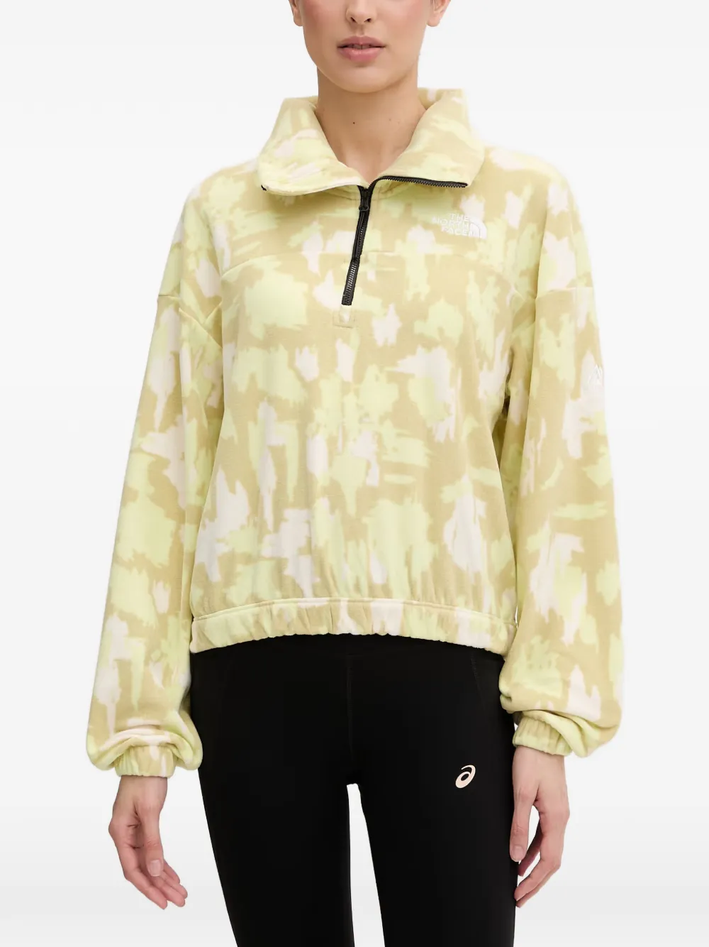 The North Face Mountain Athletics fleece sweater Geel