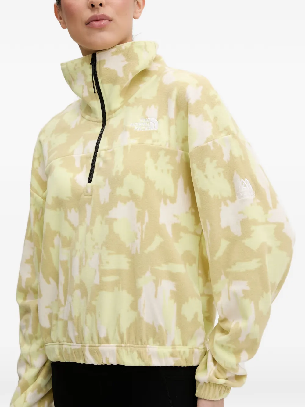 The North Face Mountain Athletics fleece sweater Geel