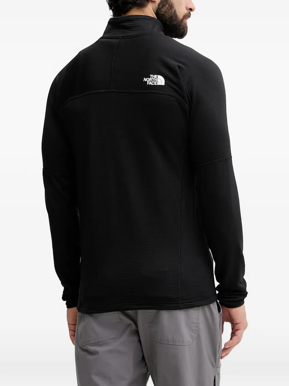 The North Face Stormgap Power Grid™ sweater met rits Zwart