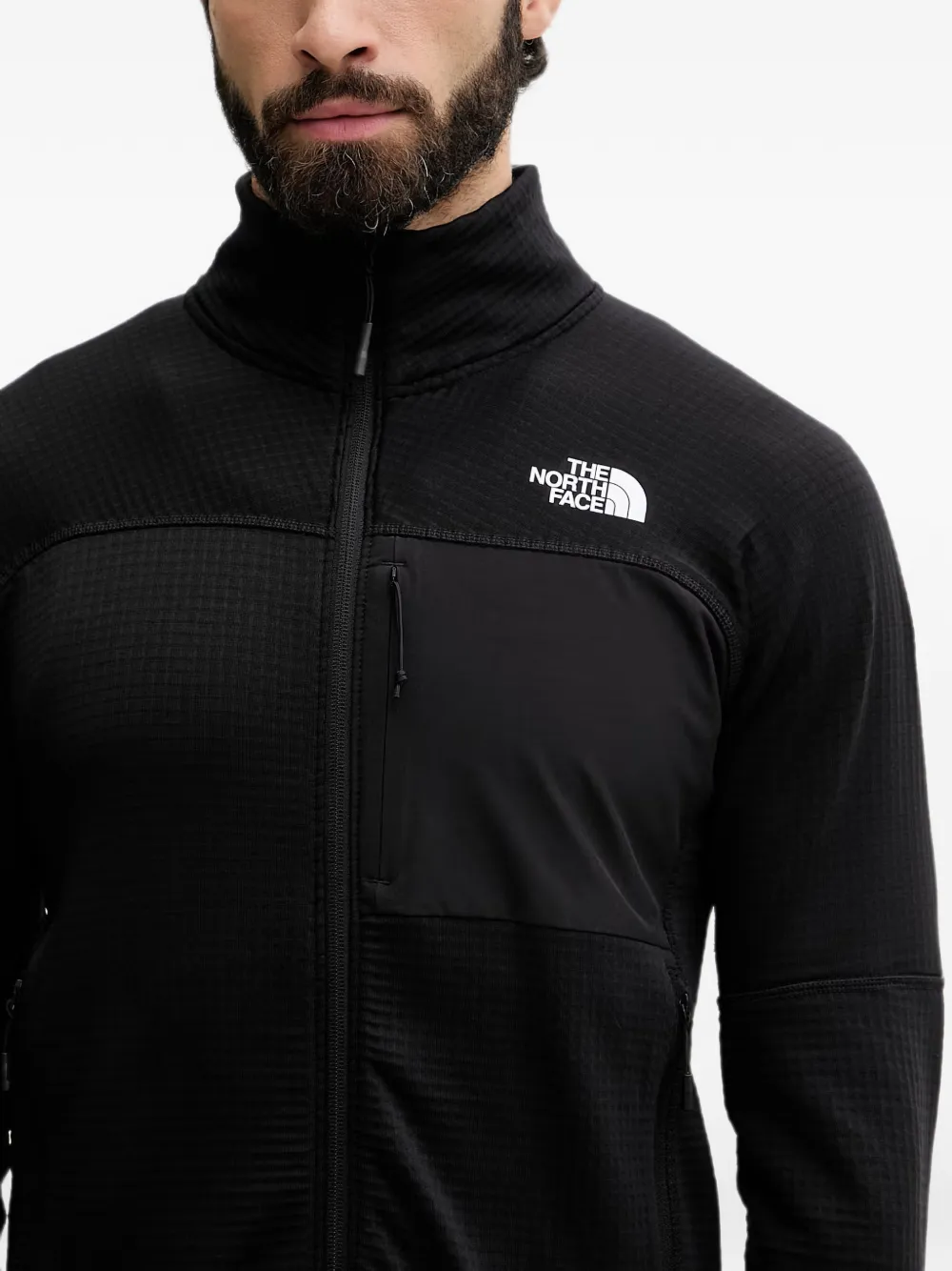 The North Face Stormgap Power Grid™ sweater met rits Zwart