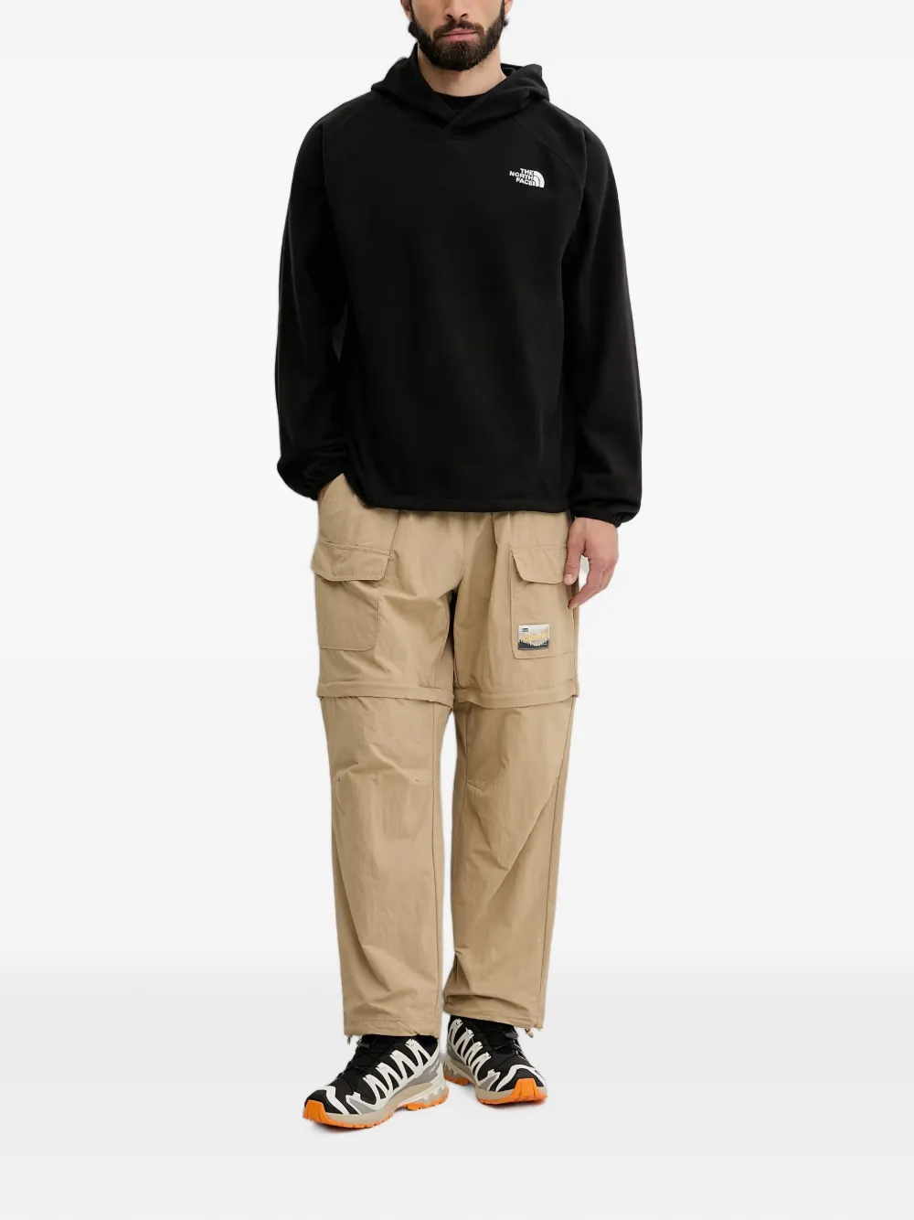 The North Face Oxara fleece hoodie Zwart