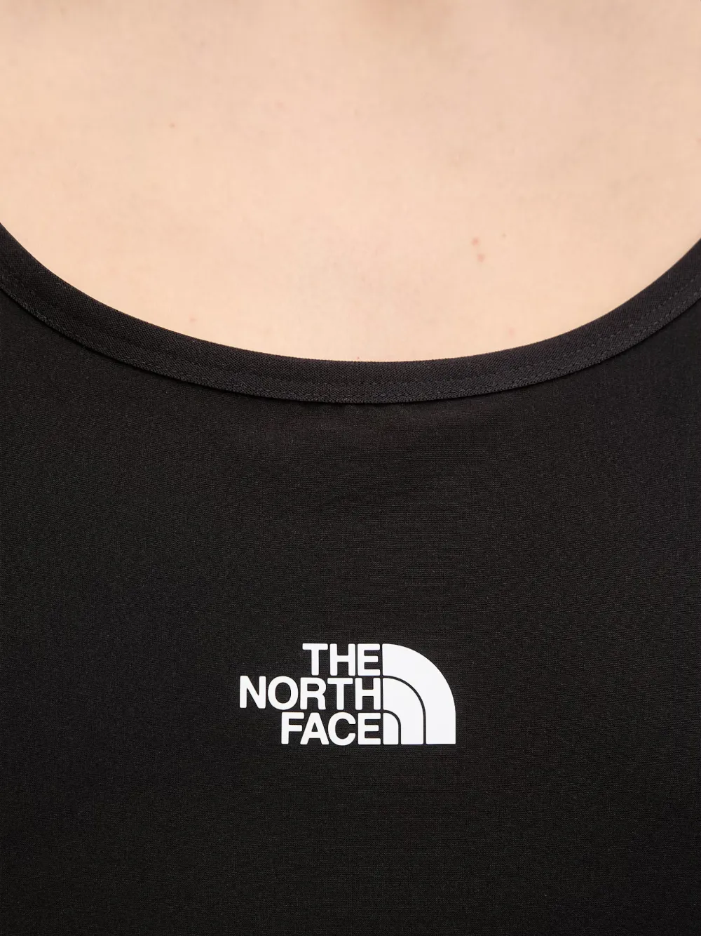 The North Face Racerback mini-jurk met logoprint Zwart