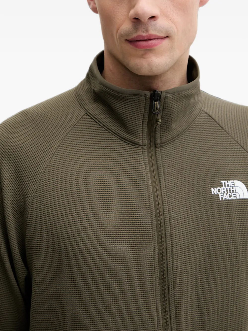 The North Face Kecha Packable sweater met rits Groen