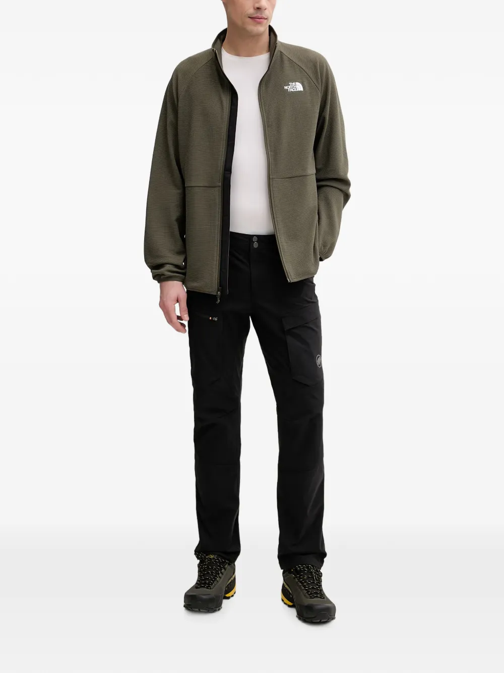 The North Face Kecha Packable sweater met rits Groen
