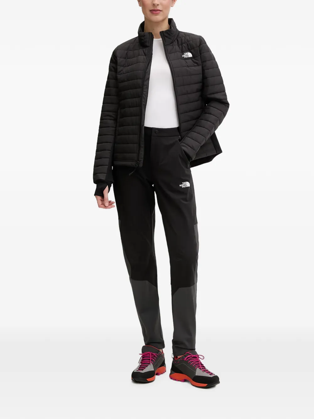 The North Face Canyonlands gewatteerd jack met rits Zwart