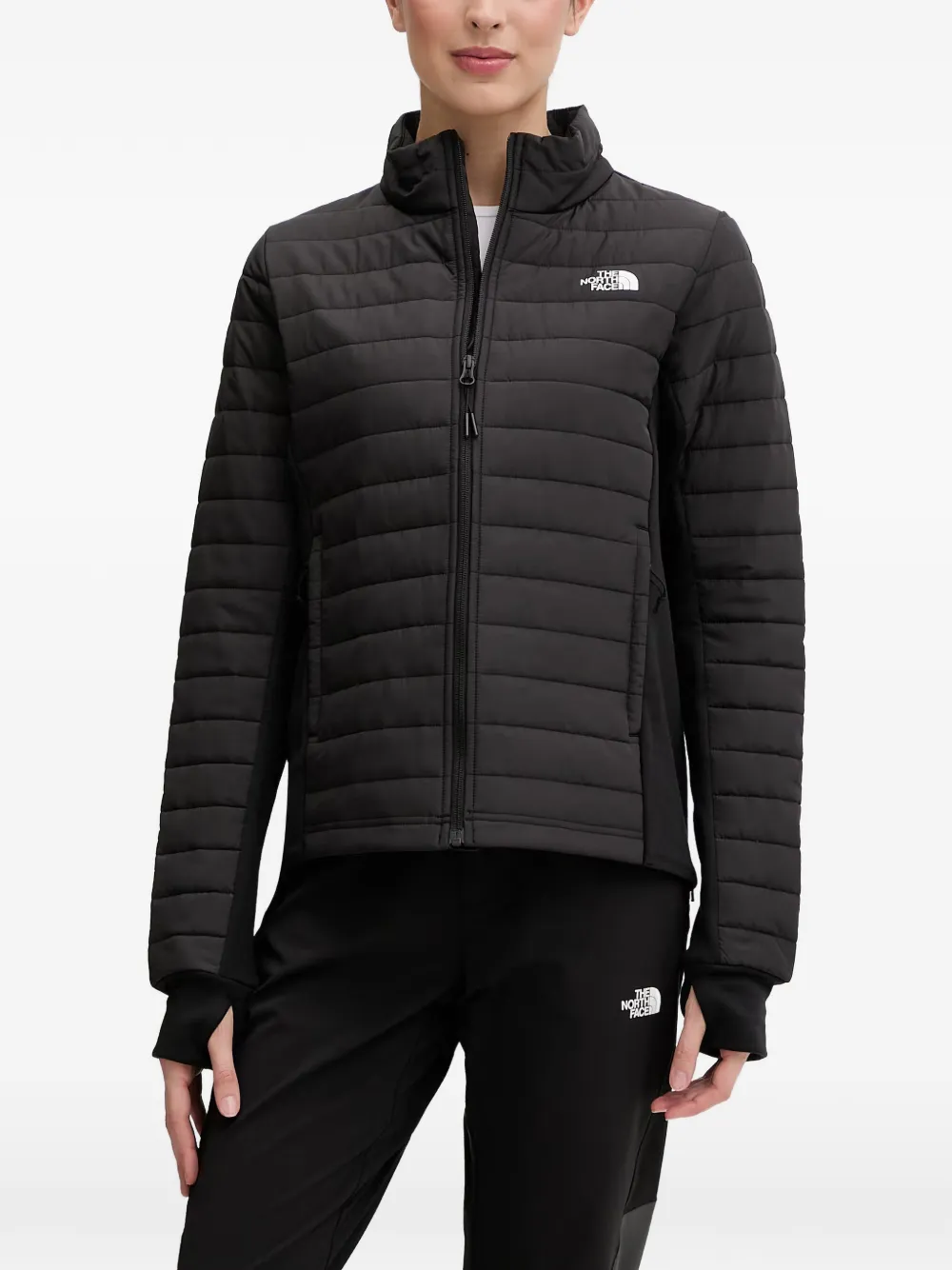 The North Face Giacca Canyonlands trapuntata con zip - Nero