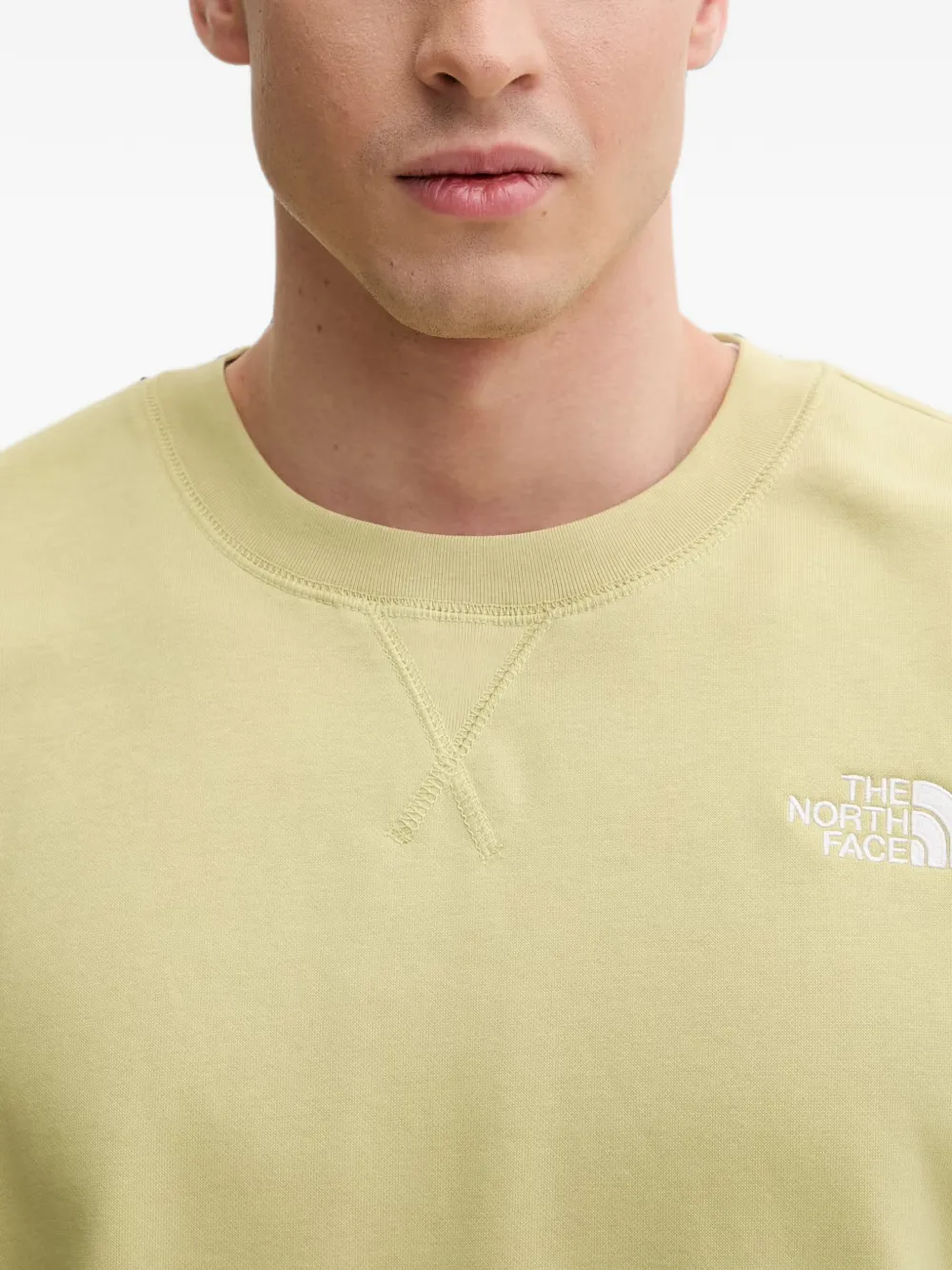 The North Face Essential sweater met geborduurd logo Groen