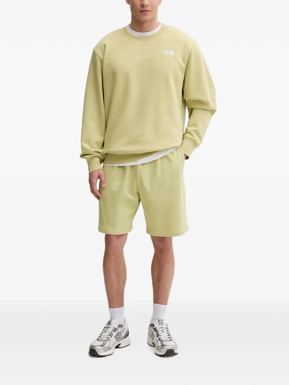 The North Face Essential sweater met geborduurd logo Groen