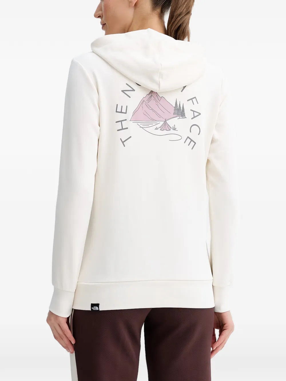 The North Face Monte hoodie met grafische print Beige