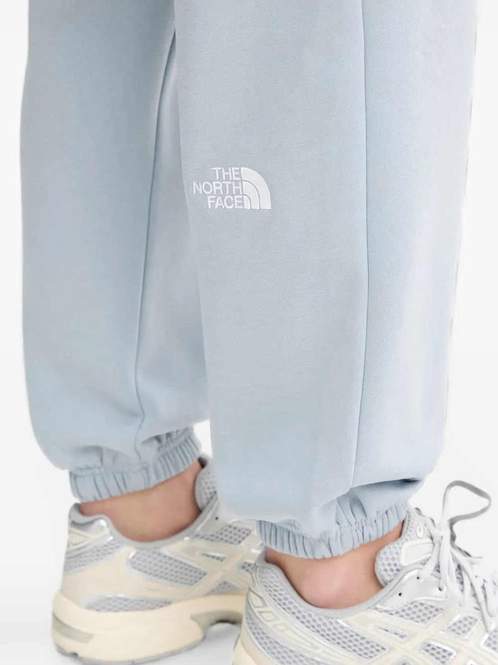 The North Face Trainingsshorts met geborduurd logo en trekkoord Grijs